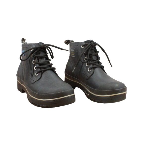 Bogs Black Rubber Waterproof Industrial Chukka Boots Size US 10 - Picture 2 of 10